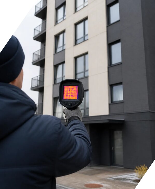 Тепловизионное обследование зданий в Кропоткине от 5430 р. | ЭкспертизаРоссия