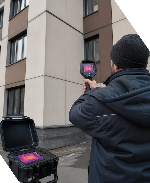 Тепловизионное обследование зданий и сооружений в Кропоткине